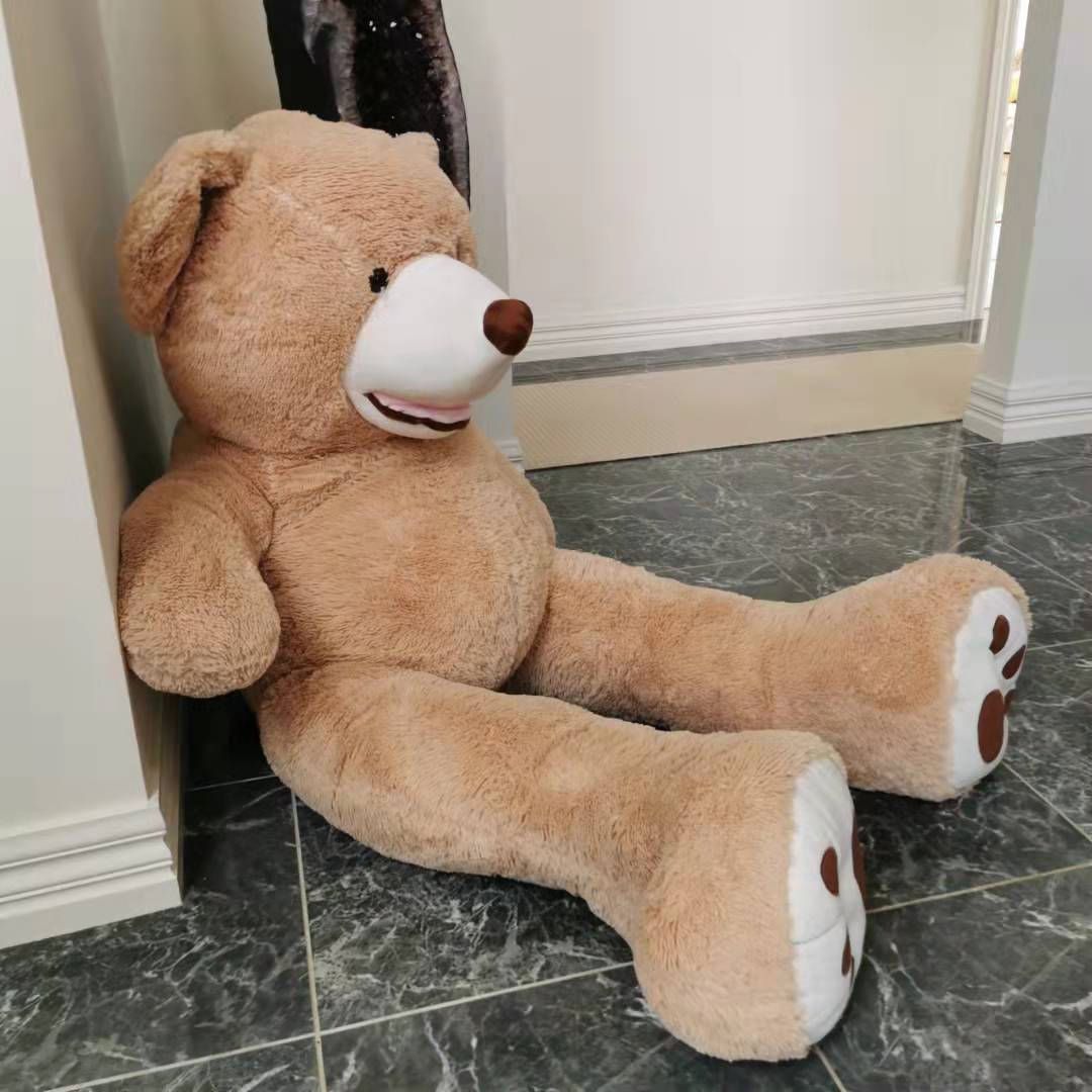 Giant teddy bear Extra Fat 160 cms -- light brown